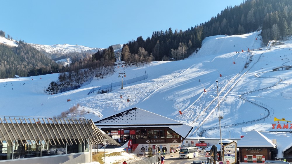 Piste richting Thermal Römerbad.
